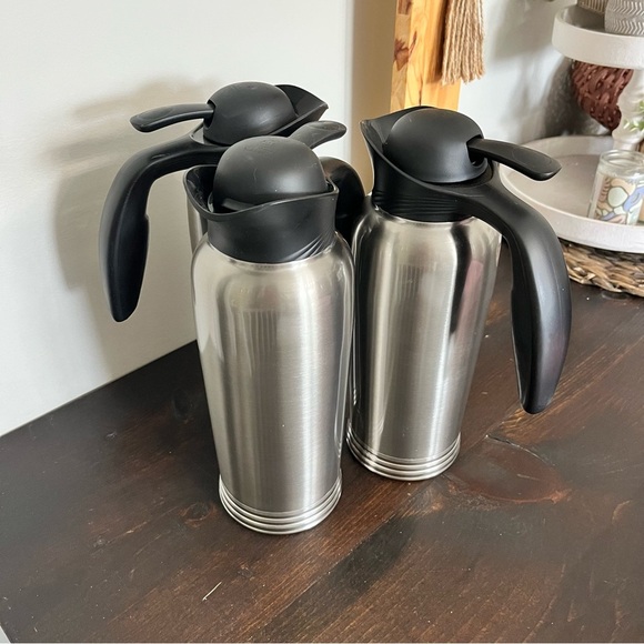 3 Stanley Commercial 34 oz Ergo Serve Stainless Carafe Creamer 1L - Picture 1 of 5